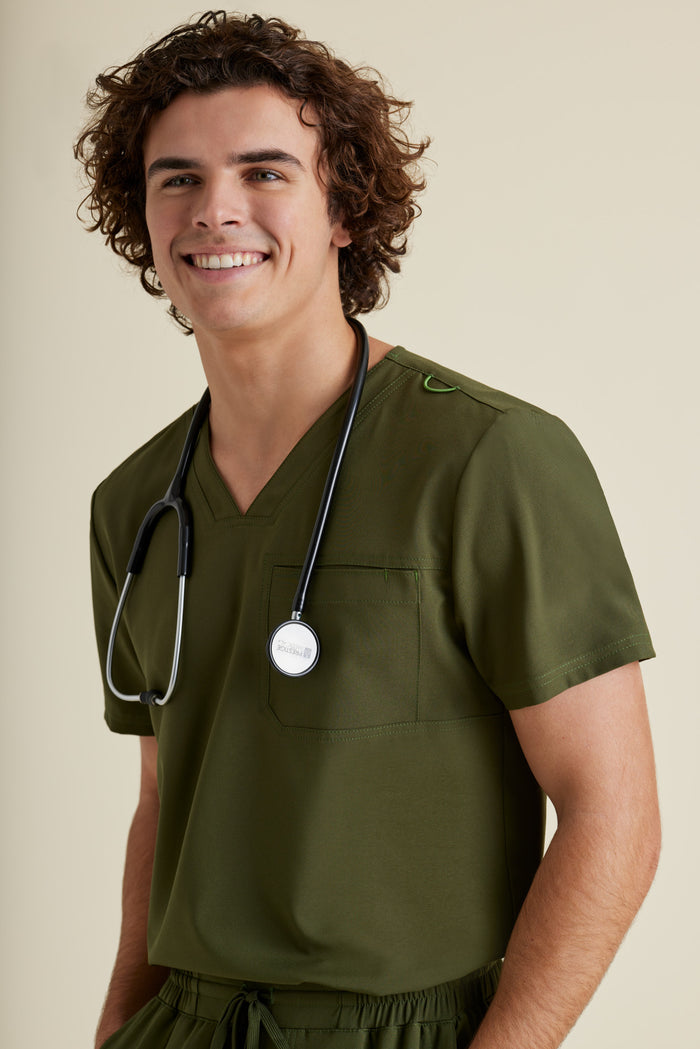 Journey Top - True Red - Grey's Anatomy Scrubs