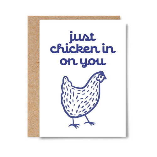 Just Chicken In Card