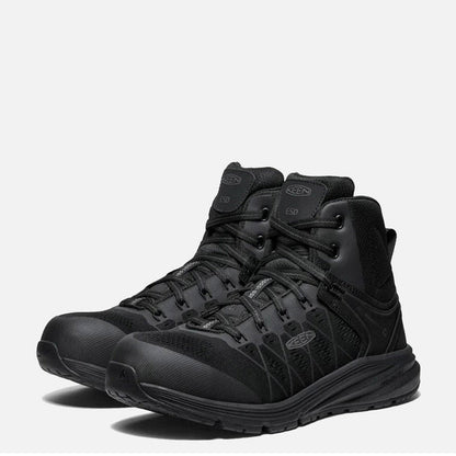 KEEN Men's Utility Vista Energy Carbon Toe Mid Work Boot Work Boots KEEN Utility