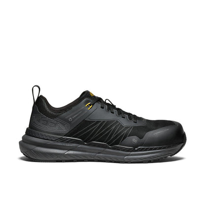 KEEN Utility Men's Speedworks Carbon Toe Work Shoe Work Shoes KEEN Utility Black Steel Grey 10 D