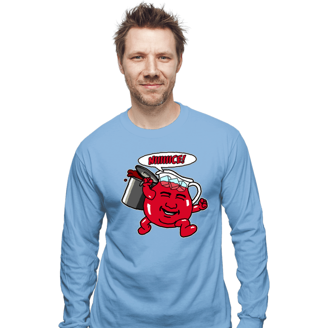Long Sleeve Shirts, Unisex / Small / Powder Blue