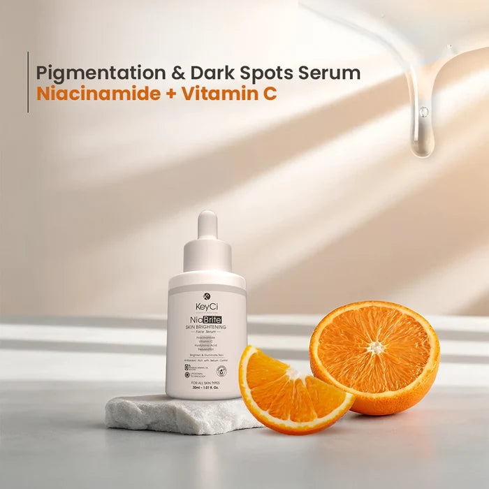 KeyCi NiaBrite Skin Brightening Face Serum 30ml | Niacinamide & Vitamin C Face Serum