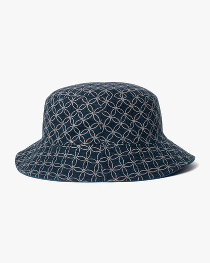 Kiriko Original Bucket Hat, Reversible, Shippou Denim