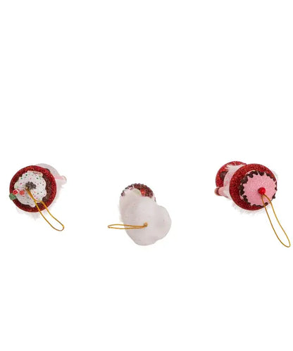 Kurt S. Adler, Inc. - 6"CAKE/COCOA/GINGERBREAD NUTCRACKER ORNAMENTS
