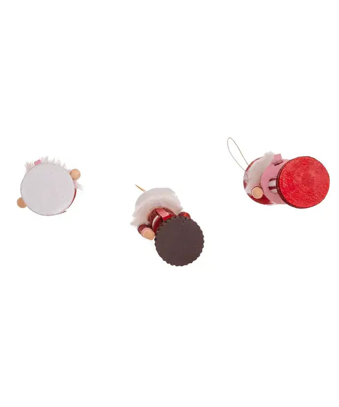 Kurt S. Adler, Inc. - 6"CAKE/COCOA/GINGERBREAD NUTCRACKER ORNAMENTS