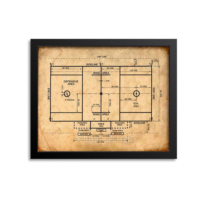 Lacrosse Field Diagram