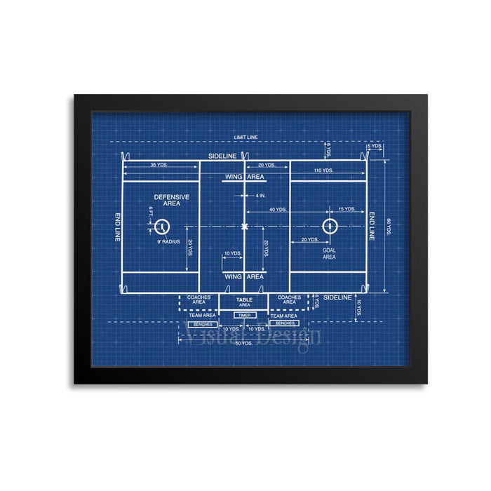 Lacrosse Field Diagram