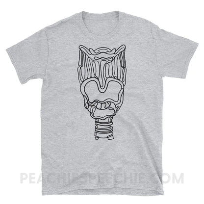 Larynx Classic Tee - Sport Grey / S - T-Shirts & Tops peachiespeechie.com