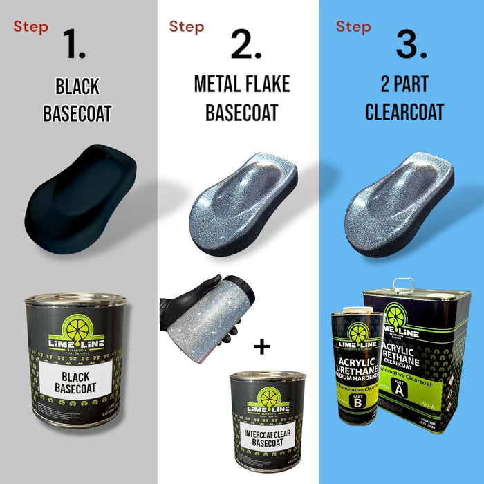 LiME LiNE 1 lb Metal Flake .008 – Automotive Grade for Custom Paint, Lowriders, Motorcycles, Hot Rods, and More