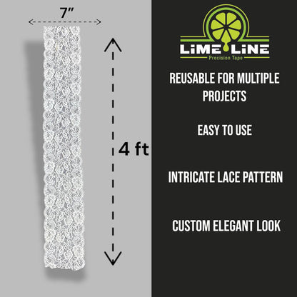 LiME LiNE White Lace Stencil