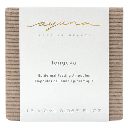 Package of Ayuna Longeva 12 x 2 ml / 0.067 fl oz