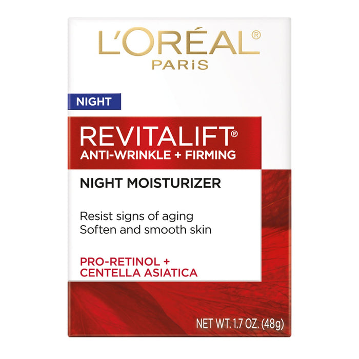 Loreal Revitalift Anti-Wrinkle & Firming Night Moisturizer 1.7oz/ 48g - ikatehouse