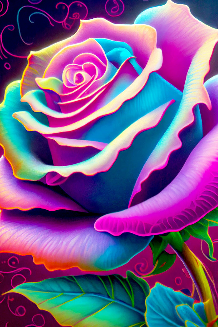 Magenta Blooming Rose