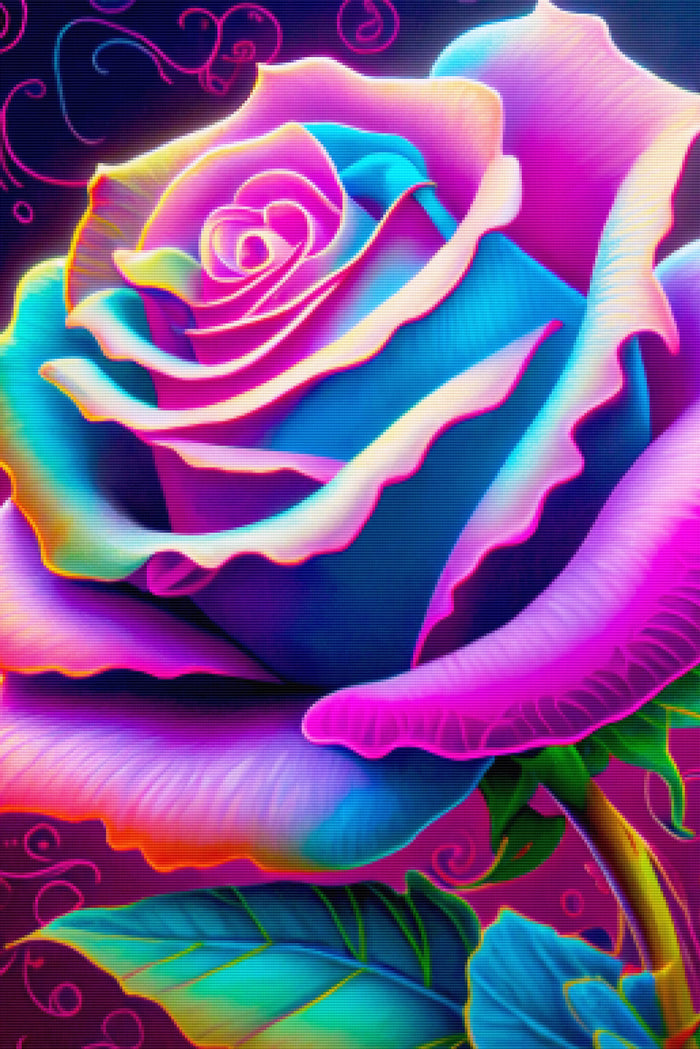 Magenta Blooming Rose