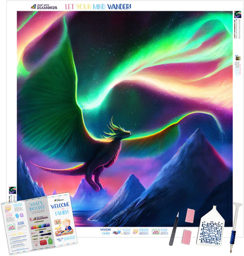 Majestic Dragon Northern Lights