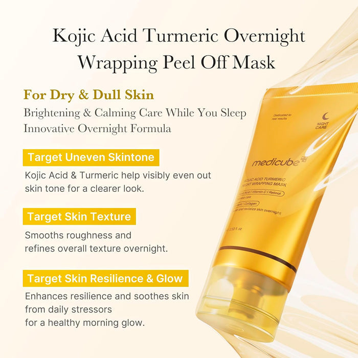 Medicube Kojic Acid Turmeric Night Wrapping Mask 2.53oz/ 75ml