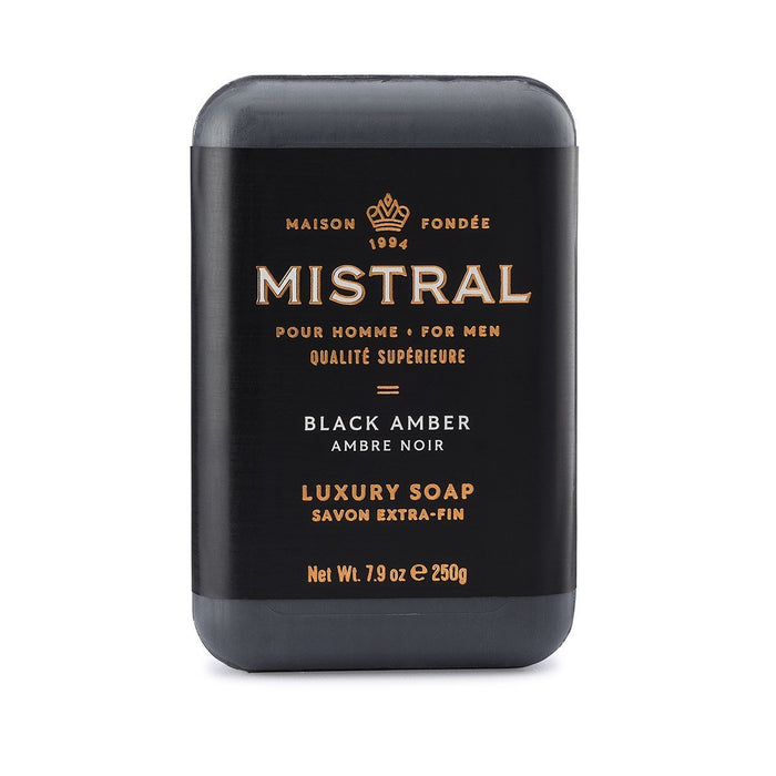 MENS BLACK AMBER SOAP
