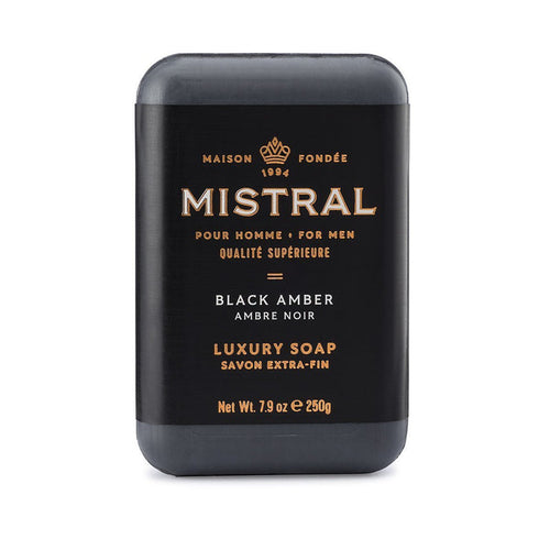 MENS BLACK AMBER SOAP