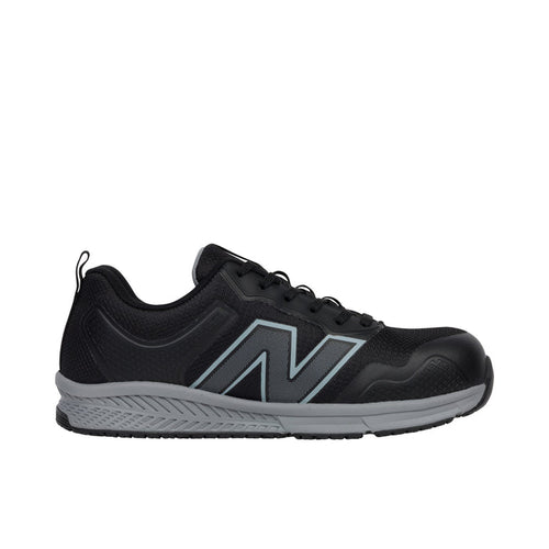 New Balance Men's Evolve Alloy Toe Work Shoe Work Shoes New Balance Black Grey 10 2E