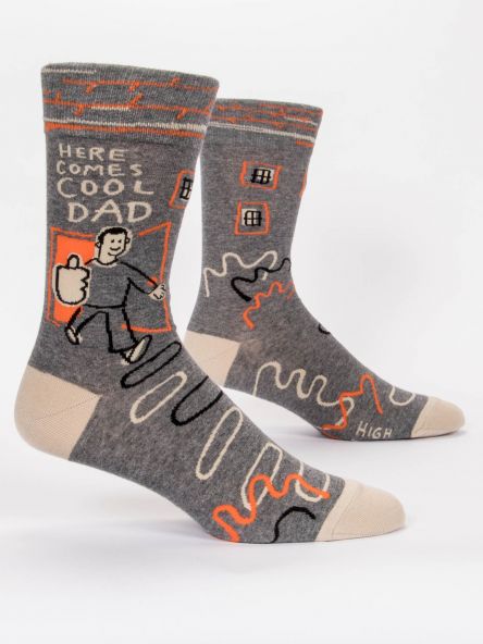 MENS SOCKS HERE COMES COOL DAD