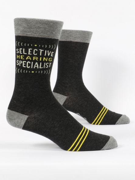 MENS SOCKS SELECTIVE HEARING