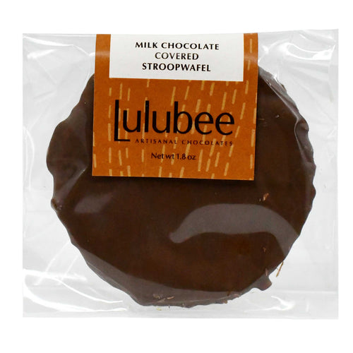 Milk Chocolate Covered Stroopwafel | Lulubee Artisanal Chocolates