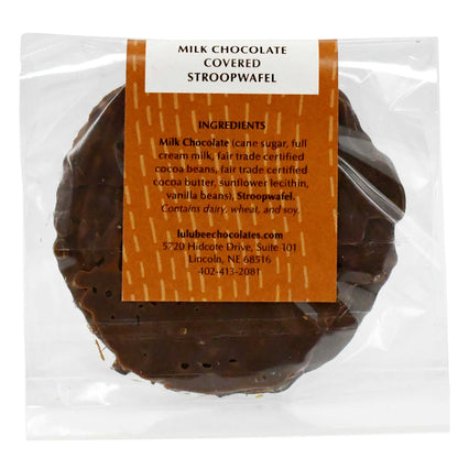 Milk Chocolate Covered Stroopwafel | Lulubee Artisanal Chocolates