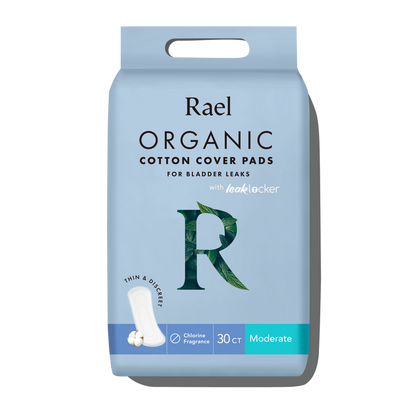Moderate Organic Cotton Cover Incontinence Pads