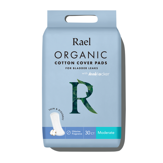 Moderate Organic Cotton Cover Incontinence Pads