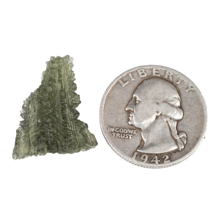Moldavite 2.08 g 23x17x6mm - InnerVision Crystals