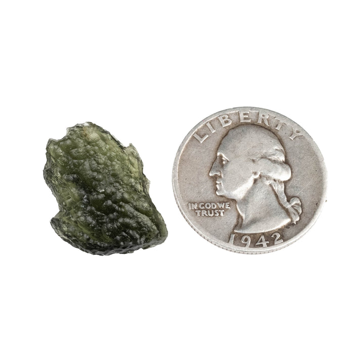Moldavite 2.19 g 22x16x6mm - InnerVision Crystals