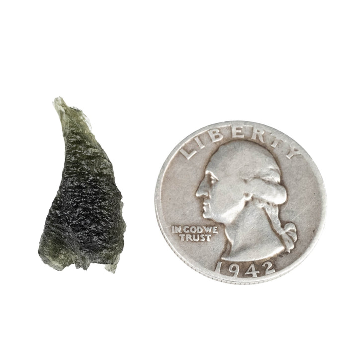 Moldavite 2.40 g 25x12x10mm - InnerVision Crystals