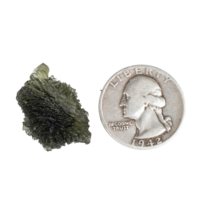Moldavite 3.49 g 25x17x9mm - InnerVision Crystals