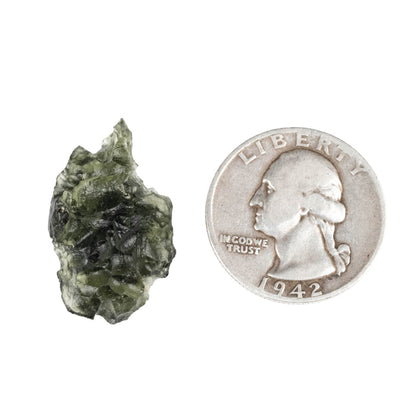 Moldavite 3.64 g 26x17x12mm - InnerVision Crystals