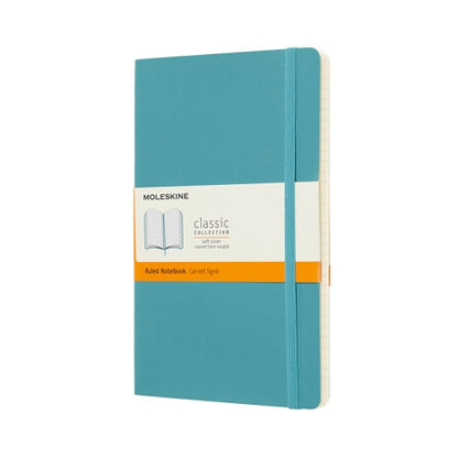 MOLESKINE JOURNAL RULED HARDCOVER, REEF - LARGE