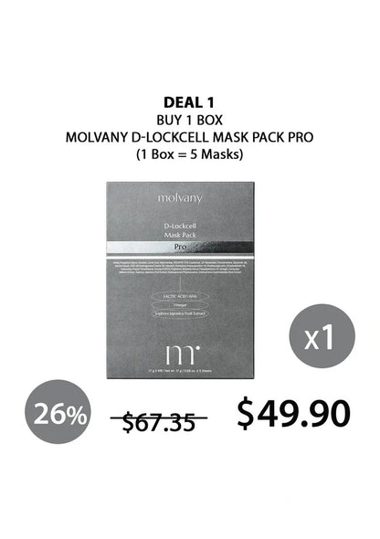 (BUY 1) MOLVANY D-LOCKCELL MASK PACK