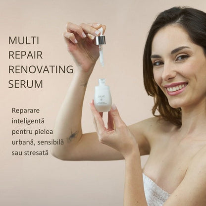MULTIREPAIR RENOVATING SERUM - Ser Probiotic Cu Niacinamida, Peptide Si Colagen Vegetal - skinseen.ro