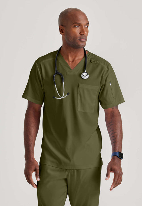Murphy Top - Olive - Grey's Anatomy Scrubs