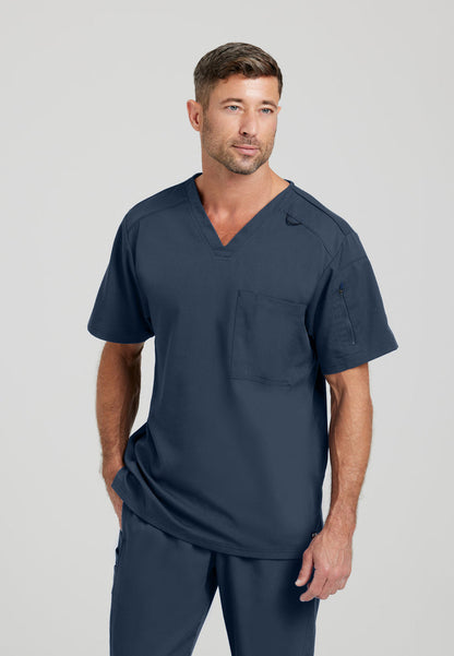 Murphy Top - Steel - Grey's Anatomy Scrubs