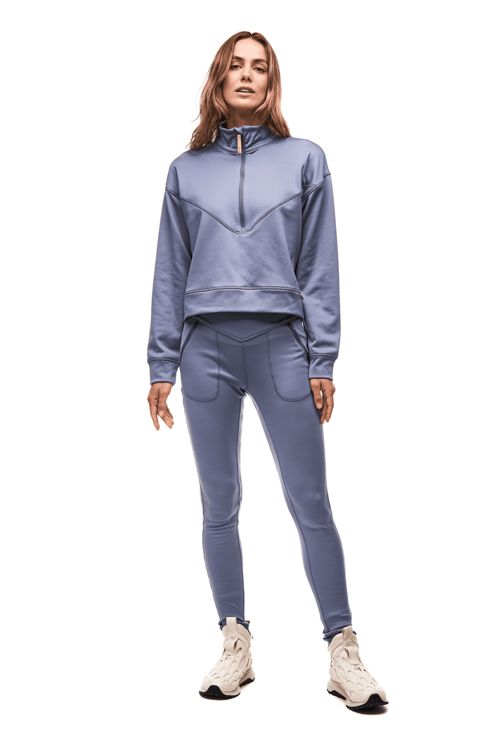Mysig Half Zip Pullover Top