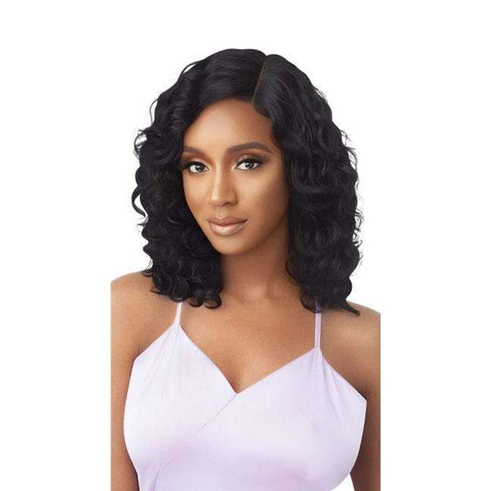Mytresses Purple 100% Unprocessed Human Hair No Knot Part Lace Wig Oriana 16"-18"