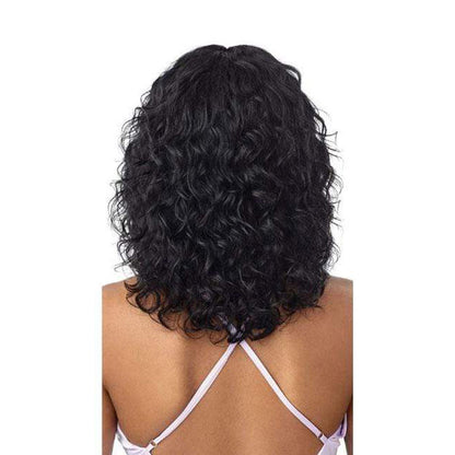 Mytresses Purple 100% Unprocessed Human Hair No Knot Part Lace Wig Oriana 16"-18"