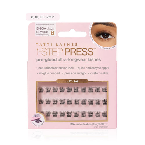 Natural Pre-Glued Individuals - Single Length