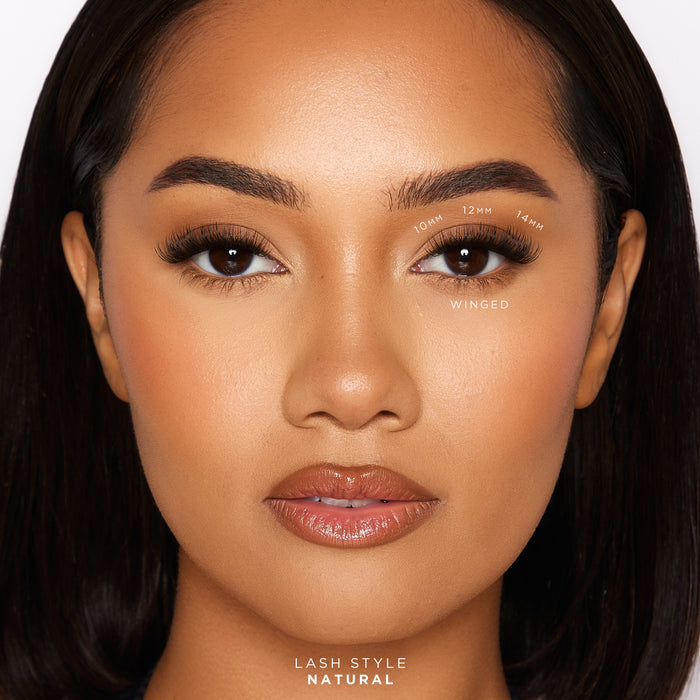 Natural Pre-Glued Individuals - Single Length