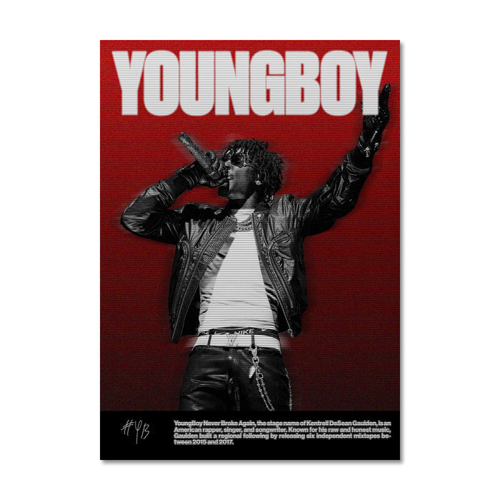 NBA YoungBoy Blur Trading Card
