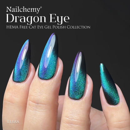 NEW Terra From Dragon Eye Collection - Magnetic Cat Eye - HEMA & TPO FREE Gel Polish