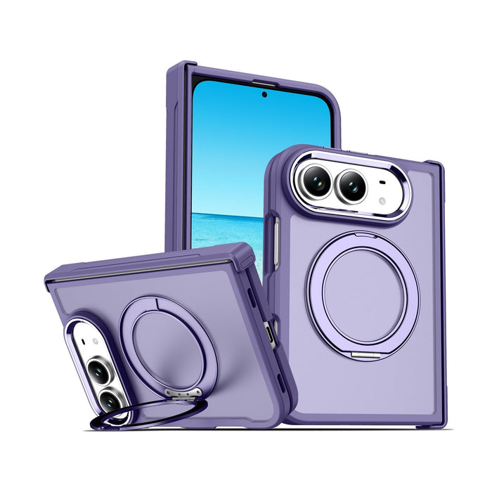 NexTECH® | Full-Cover Drop-Resistant MagSafe Case with 360° Rotating Stand for iPhone Duo