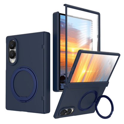 NexTECH® | Full-Cover Magnetic Case with 360° Rotating Ring for Galaxy Z Fold Series