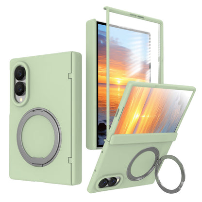 NexTECH® | Full-Cover Magnetic Case with 360° Rotating Ring for Galaxy Z Fold Series