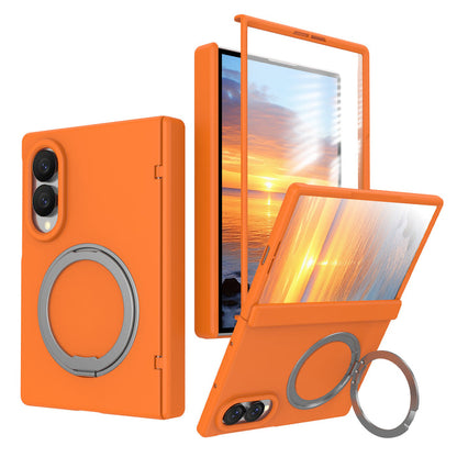 NexTECH® | Full-Cover Magnetic Case with 360° Rotating Ring for Galaxy Z Fold Series